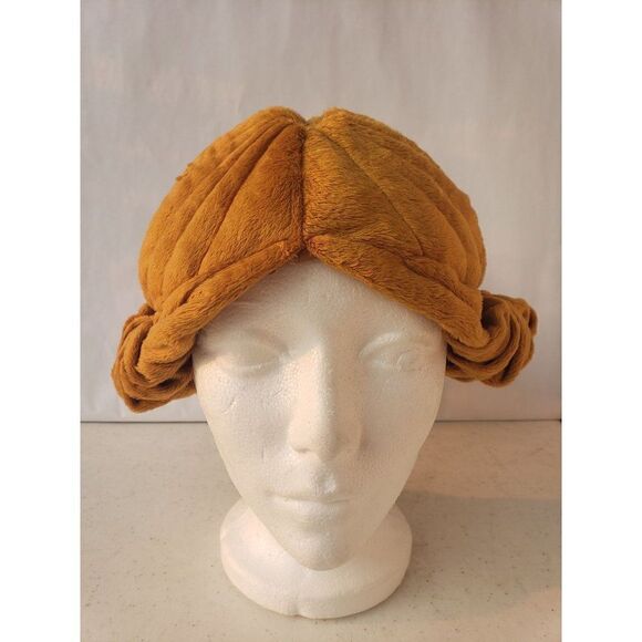 Kids Costume Wig Curly End Mullet Blonde Lattjo Fabric 1950s 1960s - Picture 3 of 6